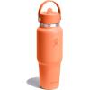 imageHydro Flask Travel Water Bottle  Insulated Stainless Steel  Wide Straw Lid Non Spill Leakproof in 32 Oz Oat TanNectar
