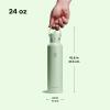imageHydro Flask Water Bottle  Insulated Stainless Steel  Straw Lid Non Spill Leakproof 24 Oz Botanical Bliss CoconutALOE