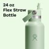 imageHydro Flask Water Bottle  Insulated Stainless Steel  Straw Lid Non Spill Leakproof 24 Oz Botanical Bliss CoconutALOE