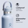 imageHydro Flask Water Bottle  Insulated Stainless Steel  Straw Lid Non Spill Leakproof 24 Oz Botanical Bliss CoconutSURF