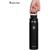 imageHydro Flask Water Bottle  Insulated Stainless Steel  Wide Mouth Flex Chug Lid Non Spill Leakproof in 24 Oz Beachplum PurpleBlack