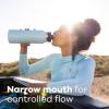 imageHydro Flask Water Bottle  Insulated Stainless Steel  Wide Mouth Flex Chug Lid Non Spill Leakproof in 24 Oz Beachplum PurpleCascade