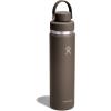 imageHydro Flask Water Bottle  Insulated Stainless Steel  Wide Mouth Flex Chug Lid Non Spill Leakproof in 24 Oz Beachplum PurpleSandpiper