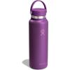 imageHydro Flask Water Bottle  Insulated Stainless Steel  Wide Mouth Flex Lid Non Spill Leakproof and Refillable in 40 Oz Beachplum PurpleBeachplum