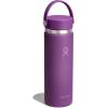 imageHydro Flask Water Bottle  Insulated Stainless Steel  Wide Mouth Flex Lid Non Spill Leakproof and Refillable in 40 Oz Beachplum PurpleBeachplum