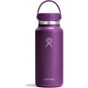 imageHydro Flask Water Bottle  Insulated Stainless Steel  Wide Mouth Flex Lid Non Spill Leakproof and Refillable in 40 Oz Beachplum PurpleBeachplum