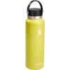 imageHydro Flask Water Bottle  Insulated Stainless Steel  Wide Mouth Flex Lid Non Spill Leakproof and Refillable in 40 Oz Beachplum PurpleCactus