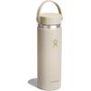 imageHydro Flask Water Bottle  Insulated Stainless Steel  Wide Mouth Flex Lid Non Spill Leakproof and Refillable in 40 Oz Beachplum PurpleCoconut