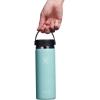 imageHydro Flask Water Bottle  Insulated Stainless Steel  Wide Mouth Flex Lid Non Spill Leakproof and Refillable in 40 Oz Beachplum PurpleDew