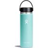 imageHydro Flask Water Bottle  Insulated Stainless Steel  Wide Mouth Flex Lid Non Spill Leakproof and Refillable in 40 Oz Beachplum PurpleDew