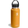 imageHydro Flask Water Bottle  Insulated Stainless Steel  Wide Mouth Flex Lid Non Spill Leakproof and Refillable in 40 Oz Beachplum PurpleFOSSIL