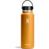 imageHydro Flask Water Bottle  Insulated Stainless Steel  Wide Mouth Flex Lid Non Spill Leakproof and Refillable in 40 Oz Beachplum PurpleFOSSIL