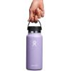 imageHydro Flask Water Bottle  Insulated Stainless Steel  Wide Mouth Flex Lid Non Spill Leakproof and Refillable in 40 Oz Beachplum PurpleMoonshadow