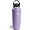 imageHydro Flask Water Bottle  Insulated Stainless Steel  Wide Mouth Flex Lid Non Spill Leakproof and Refillable in 40 Oz Beachplum PurpleMoonshadow
