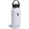 imageHydro Flask Water Bottle  Insulated Stainless Steel  Wide Mouth Flex Lid Non Spill Leakproof and Refillable in 40 Oz Beachplum PurpleWhite