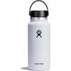 imageHydro Flask Water Bottle  Insulated Stainless Steel  Wide Mouth Flex Lid Non Spill Leakproof and Refillable in 40 Oz Beachplum PurpleWhite