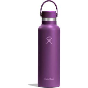 imageHYDRO FLASK Water Bottle  Insulated Stainless Steel  Non Spill Leakproof in 21 Oz SandpiperBeachplum