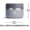 imageHydro Flask Food Jar  Insulated Stainless Steel Snack Travel Container for Hot Food Lunch ampamp Soup 20 Oz SandpiperBLACK