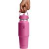 imageHydro Flask Travel Water Bottle  Insulated Stainless Steel  Wide Straw Lid Non Spill Leakproof in 32 Oz Oat TanReef