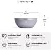 image:imageHydro Flask Outdoor Insulated Serving Bowl  Stainless Steel Food Container with Lid  Camping Kitchen Essentials  1 Qt Bowl Shale Gray