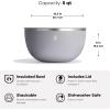 image:imageHydro Flask Outdoor Insulated Serving Bowl  Stainless Steel Food Container with Lid  Camping Kitchen Essentials  5 Qt Bowl Shale Gray