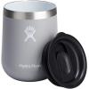 image:imageHydro Flask 10 Oz Wine Glass  Ceramic Stemless Wine Tumbler  Unbreakable with Lid in Shale GrayBirch