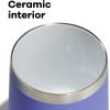 image:imageHydro Flask 10 Oz Wine Glass  Ceramic Stemless Wine Tumbler  Unbreakable with Lid in Shale GrayLupine