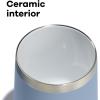 image:imageHydro Flask 10 Oz Wine Glass  Ceramic Stemless Wine Tumbler  Unbreakable with Lid in Shale GraySurf