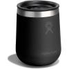 image:imageHydro Flask 10 Oz Wine Glass  Ceramic Stemless Wine Tumbler  Unbreakable with Lid in Shale GrayTONAL BLACK