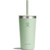 image:imageHydro Flask All Around Tumbler PressIn Lid Insulated Travel Mug Stainless Steel Coffee Cup 16 Oz Tonal WhiteAloe