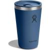 image:imageHydro Flask All Around Tumbler PressIn Lid Insulated Travel Mug Stainless Steel Coffee Cup 16 Oz Tonal WhiteHARBOR BLUE