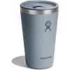 image:imageHydro Flask All Around Tumbler PressIn Lid Insulated Travel Mug Stainless Steel Coffee Cup 16 Oz Tonal WhiteSHALE GRAY