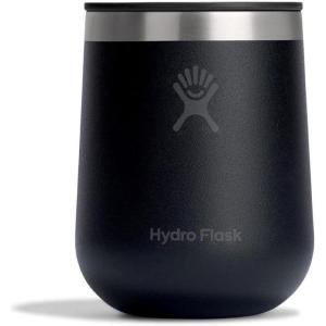 image:imageHydro Flask 10 Oz Wine Glass  Ceramic Stemless Wine Tumbler  Unbreakable with Lid in Shale GrayTONAL BLACK