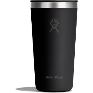 image:imageHydro Flask All Around Tumbler PressIn Lid Insulated Travel Mug Stainless Steel Coffee Cup 16 Oz Tonal WhiteTONAL BLACK