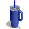 image:imageHydro Flask 24 Oz Travel Tumbler with Handle Clear Lid and Straw  Insulated Stainless SteelCAPRI BLUE