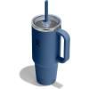 image:imageHydro Flask 24 Oz Travel Tumbler with Handle Clear Lid and Straw  Insulated Stainless SteelHARBOR BLUE
