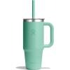 image:imageHydro Flask 24 Oz Travel Tumbler with Handle Clear Lid and Straw  Insulated Stainless SteelMERMAID GREEN