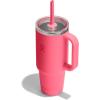 image:imageHydro Flask 24 Oz Travel Tumbler with Handle Clear Lid and Straw  Insulated Stainless SteelPOPSTAR PINK