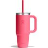 image:imageHydro Flask 24 Oz Travel Tumbler with Handle Clear Lid and Straw  Insulated Stainless SteelPOPSTAR PINK