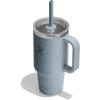 image:imageHydro Flask 24 Oz Travel Tumbler with Handle Clear Lid and Straw  Insulated Stainless SteelSHALE GRAY