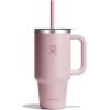 image:imageHydro Flask 24 Oz Travel Tumbler with Handle Clear Lid and Straw  Insulated Stainless SteelTRILLIUM