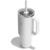image:imageHydro Flask 24 Oz Travel Tumbler with Handle Clear Lid and Straw  Insulated Stainless SteelWhite