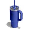 image:imageHydro Flask 24 Oz Travel Tumbler with Handle Clear Lid and Straw  Insulated Stainless SteelCAPRI BLUE
