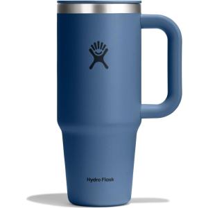 image:imageHydro Flask Coffee Travel Tumbler Mug  Insulated Stainless Steel Leak Resistant Hot amp Iced Coffee Cup 24 Oz Agave GreenHARBOR BLUE
