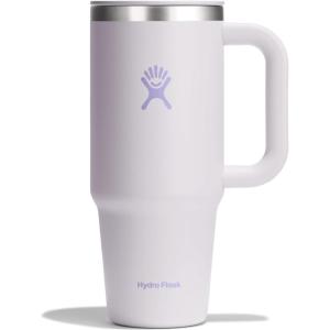 image:imageHydro Flask Coffee Travel Tumbler Mug  Insulated Stainless Steel Leak Resistant Hot amp Iced Coffee Cup 24 Oz Capri BlueCLOUD PINK