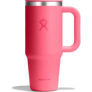 image:imageHydro Flask Coffee Travel Tumbler Mug  Insulated Stainless Steel Leak Resistant Hot amp Iced Coffee Cup 24 Oz Capri BluePOPSTAR PINK