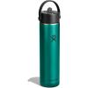 image:imageHydro Flask 24 Oz Lightweight Wide Straw Lid  Insulated Stainless Steel Water Bottle  Hiking Commuting Garnet RedEmerald Green