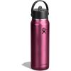 image:imageHydro Flask 24 Oz Lightweight Wide Straw Lid  Insulated Stainless Steel Water Bottle  Hiking Commuting Garnet RedGARNET RED