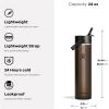 image:imageHydro Flask 24 Oz Lightweight Wide Straw Lid  Insulated Stainless Steel Water Bottle  Hiking Commuting Garnet RedGARNET RED