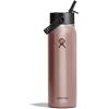 image:imageHydro Flask 24 Oz Lightweight Wide Straw Lid  Insulated Stainless Steel Water Bottle  Hiking Commuting Garnet RedQUARTZ